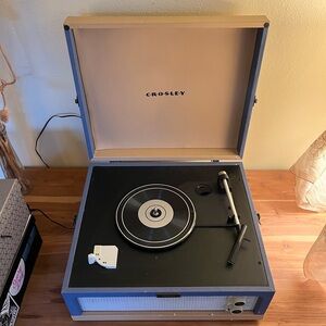 Crosley Tan and Black Vinyl Player